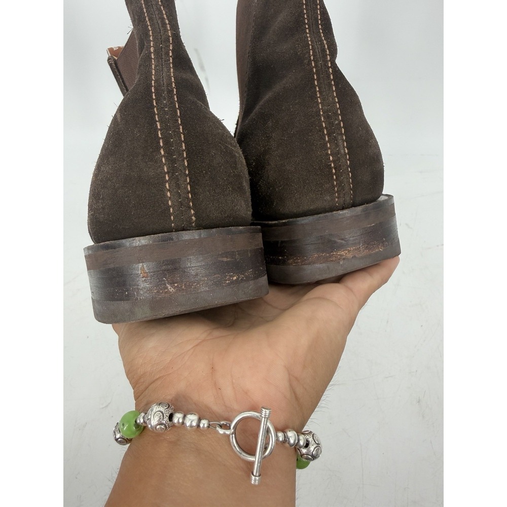 RM Williams Comfort Craftsman Boot in Chocolate Suede Size 10.5 G - Picture 16 of 16